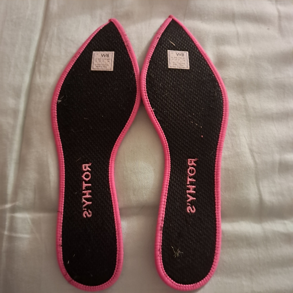 Rothy's Pink Pointed Toe Flats - Picture 8 of 10